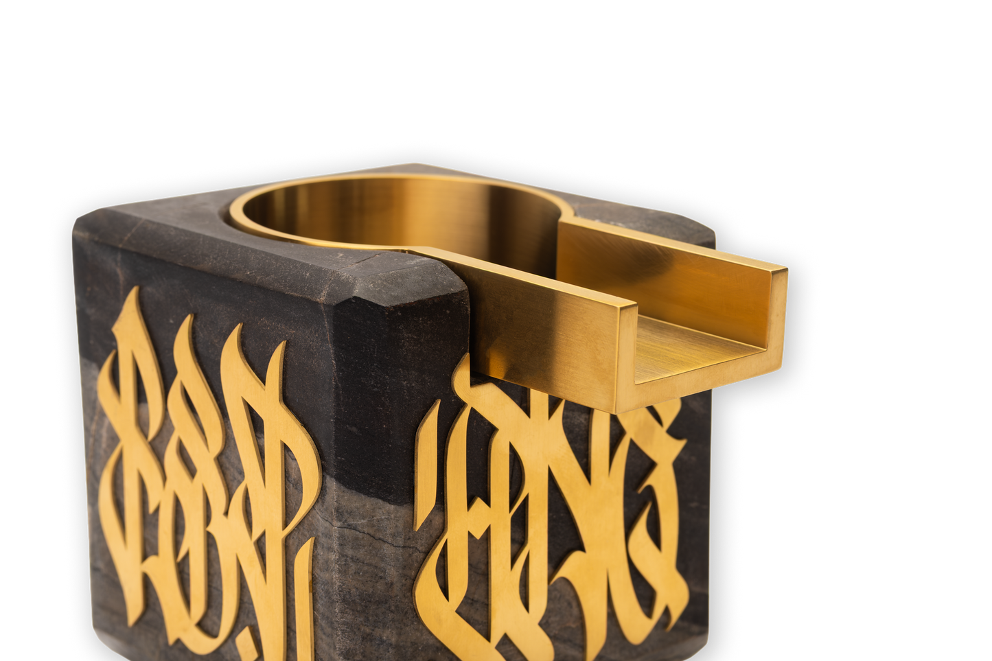 HEART OF STONE CIGAR ASHTRAY